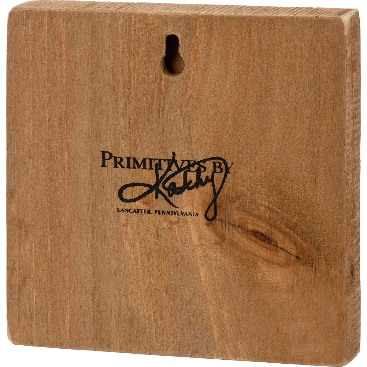 'Give Thanks' Wood Block Sign