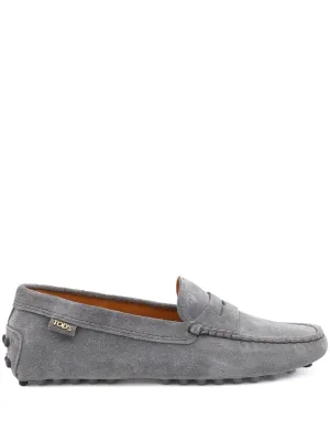 Gommino suede leather loafers