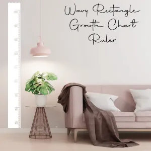 Growth Chart Ruler • Wavy Rectangle • 200cm