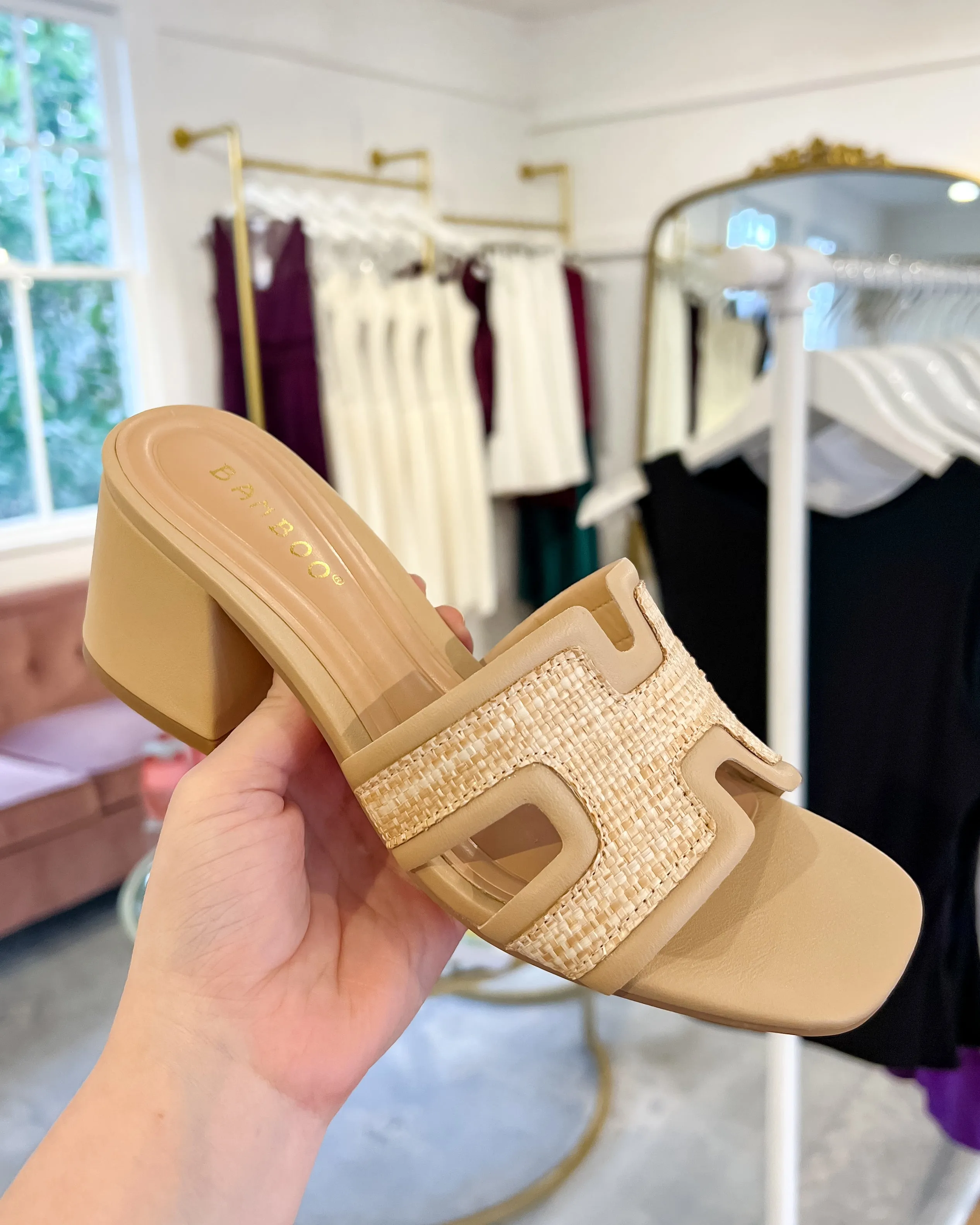 Harper Cut Out Sandal - Nude