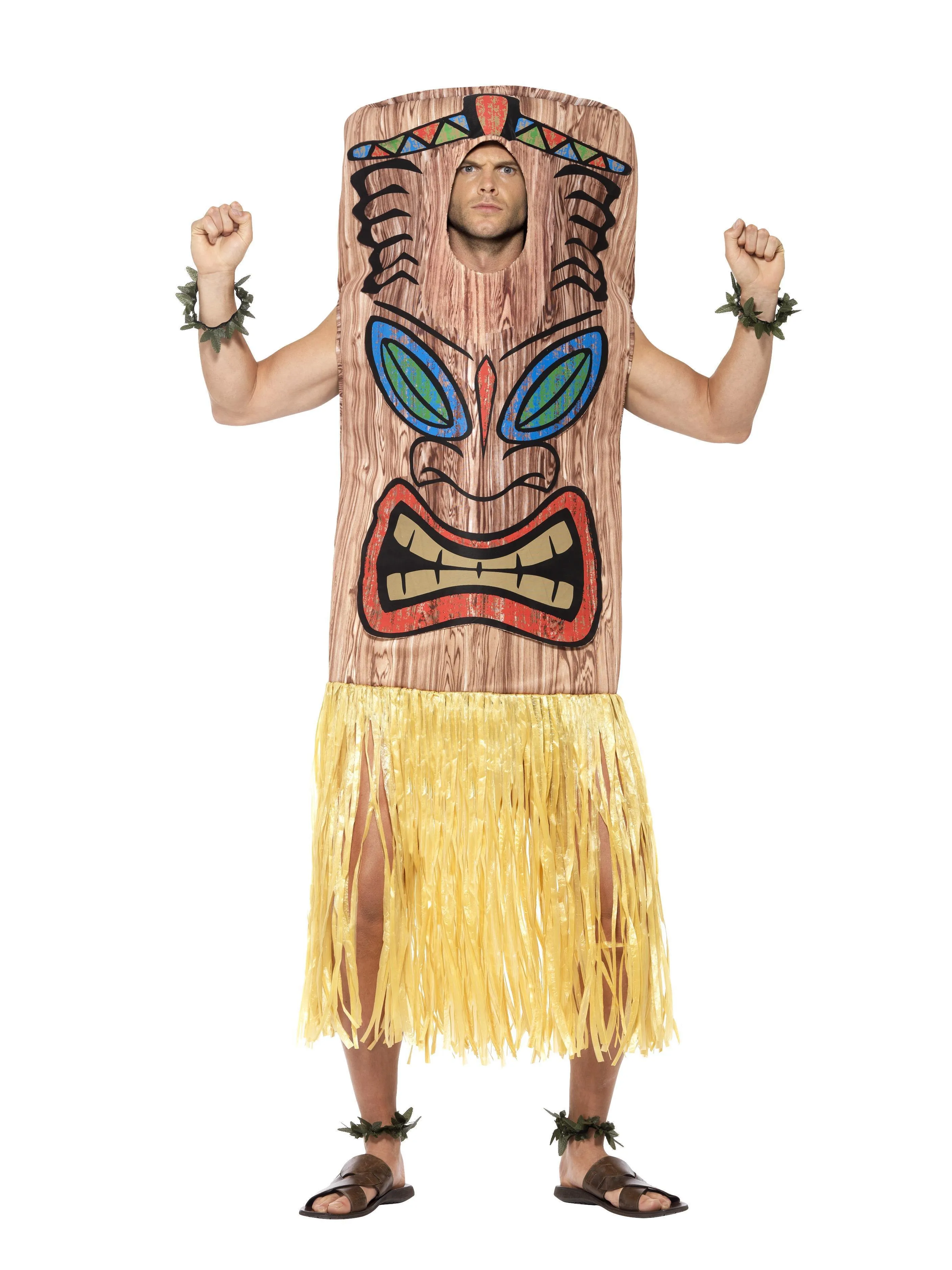Hawaiian Luau Tiki Totem Costume