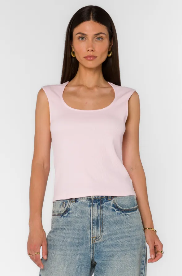 Hayes Tank Top - Ballet Pink