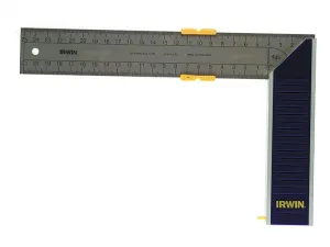 IRWIN Aluminium Try & Mitre Square 250Mm (10In)