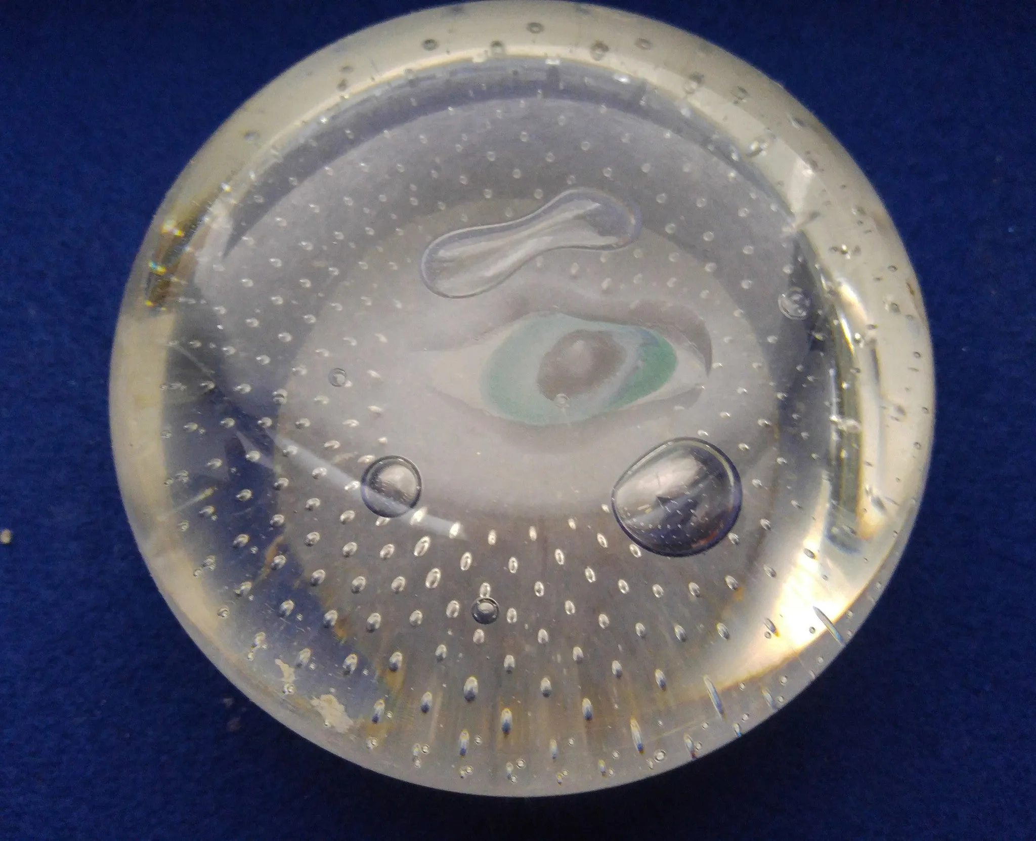 Jane Dickson, "Blurry Blue Eye"