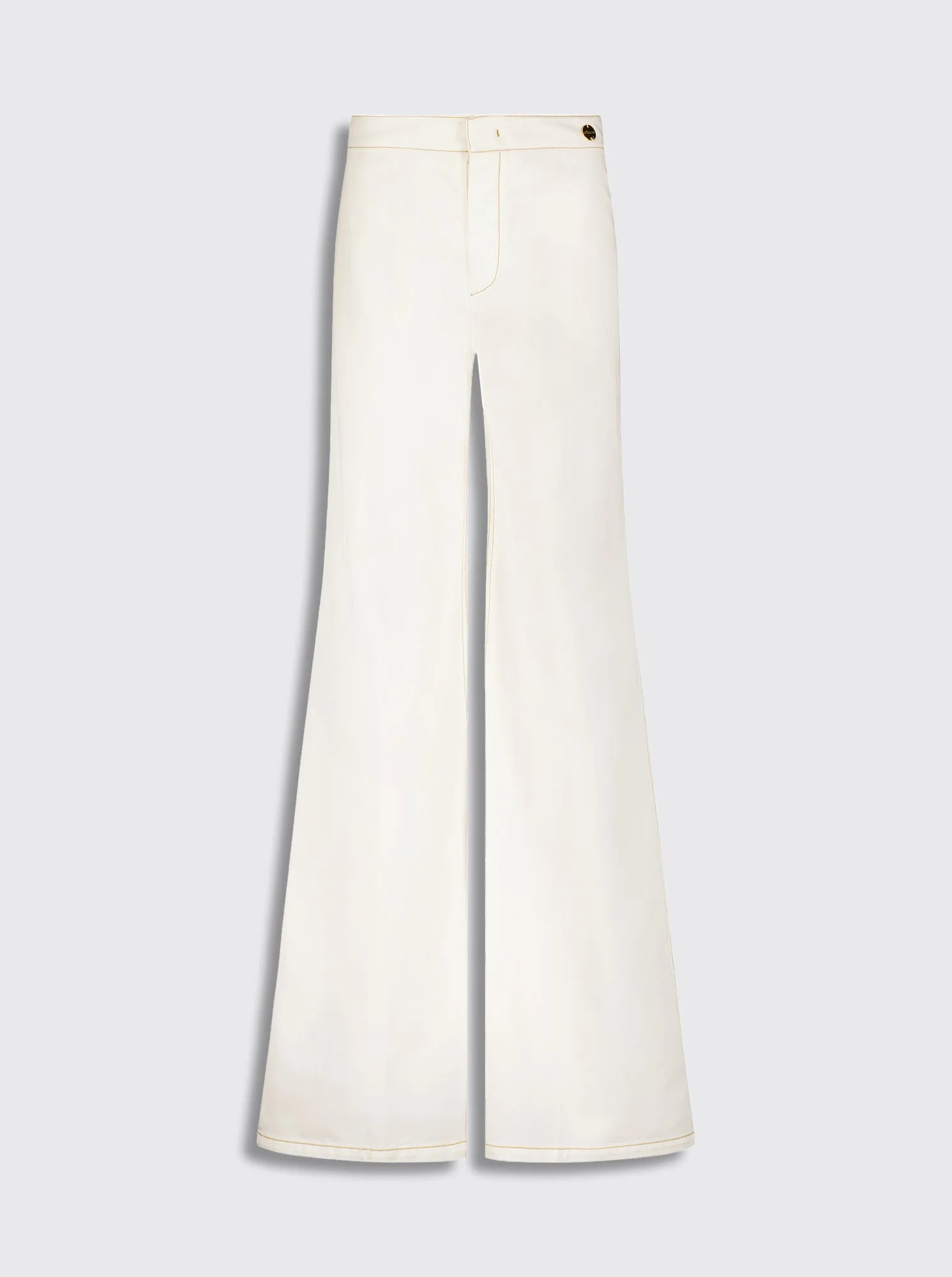 JANE Organic Stretch Twill Pant White