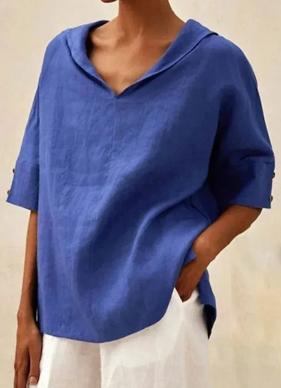 Jane™ | Women's Casual Linen V-Neck Shirt