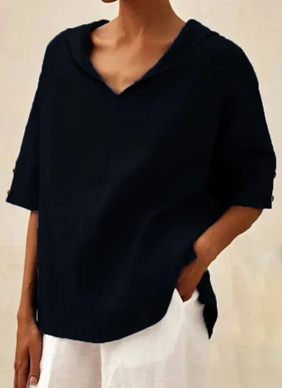 Jane™ | Women's Casual Linen V-Neck Shirt