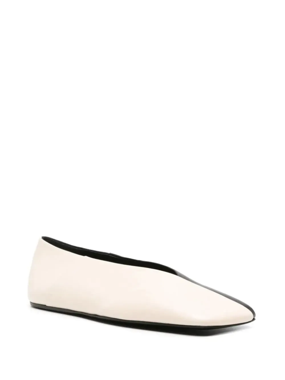 Jil Sander colour-block leather loafers