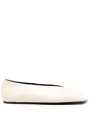 Jil Sander colour-block leather loafers