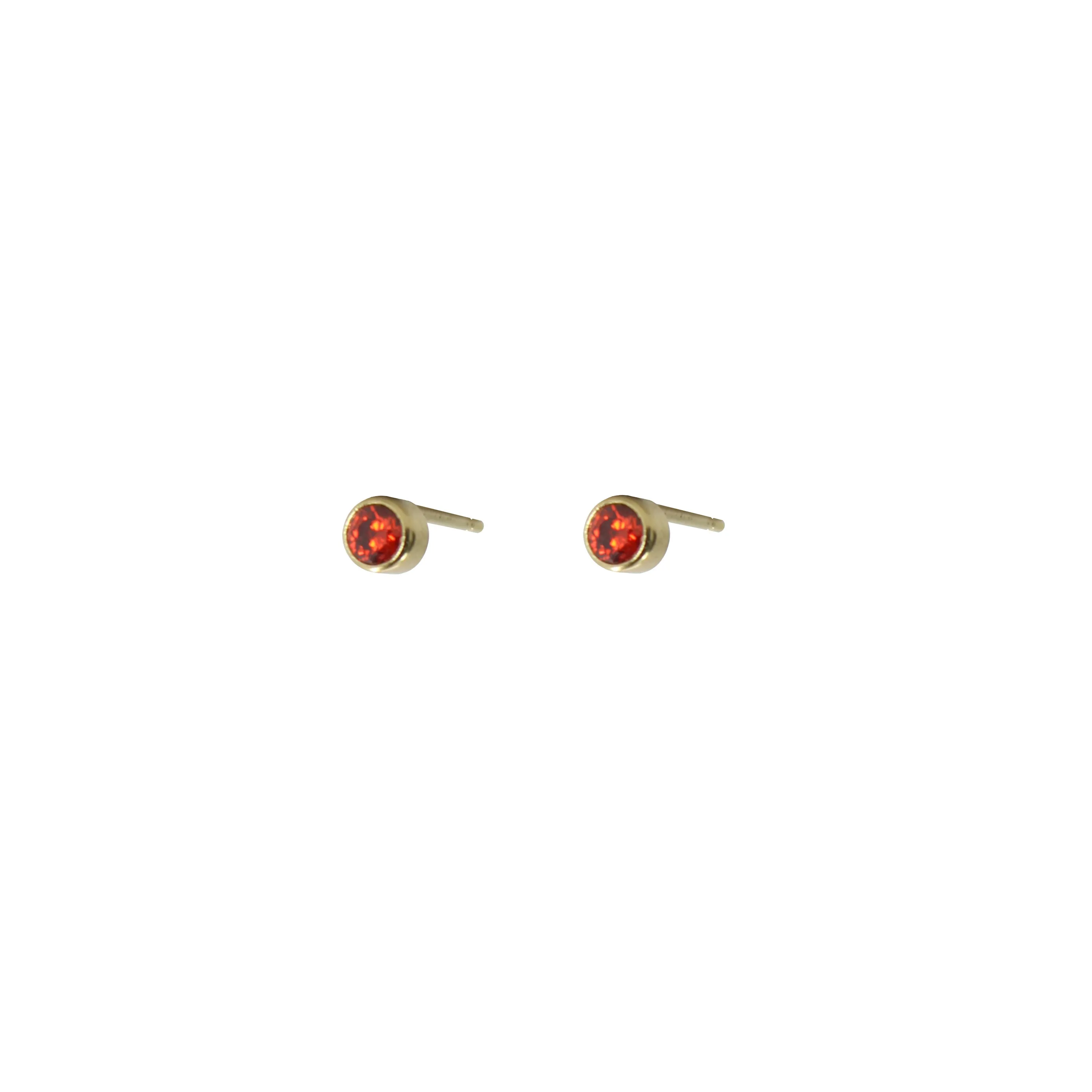 July Birthstone Stud Earrings