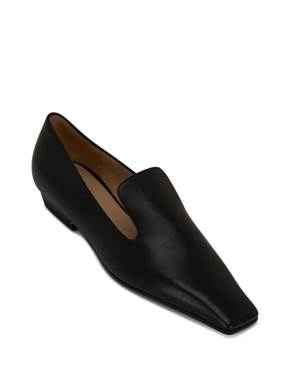 KHAITE slip-on leather loafers