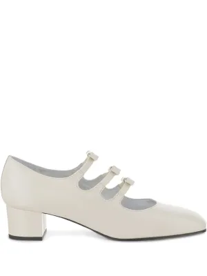 Kinette leather mary jane pumps