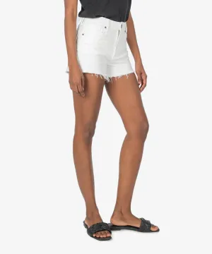 Kut From the Kloth Jane High Rise Optic White Shorts
