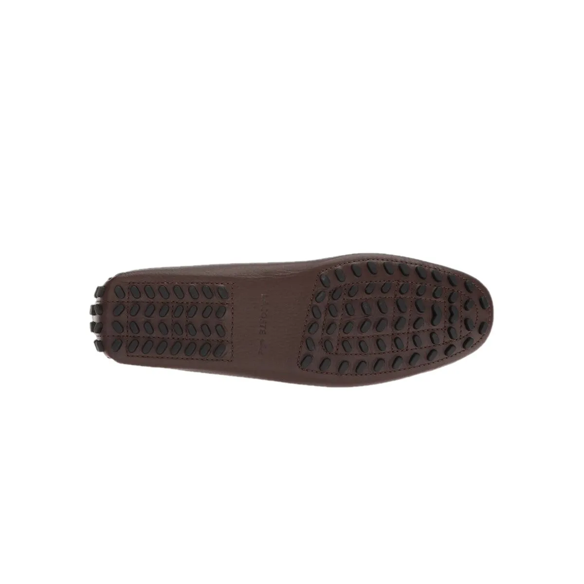 LACOSTE 7-35CAM011811I CONCOURS 118 MN'S (Medium) Brown/Black Leather Lifestyle Loafers