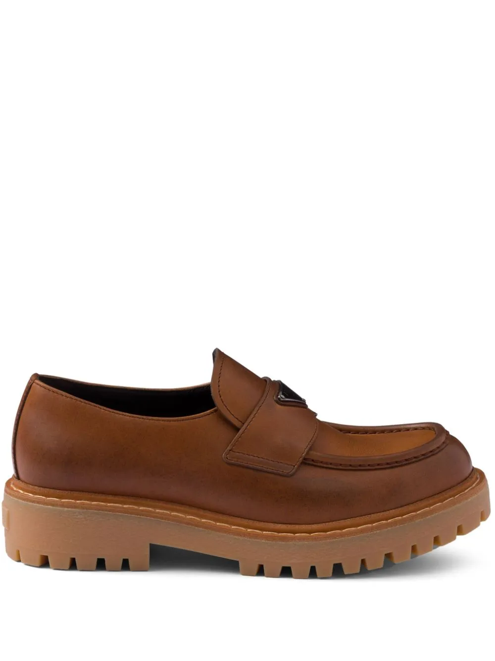 Leather loafers