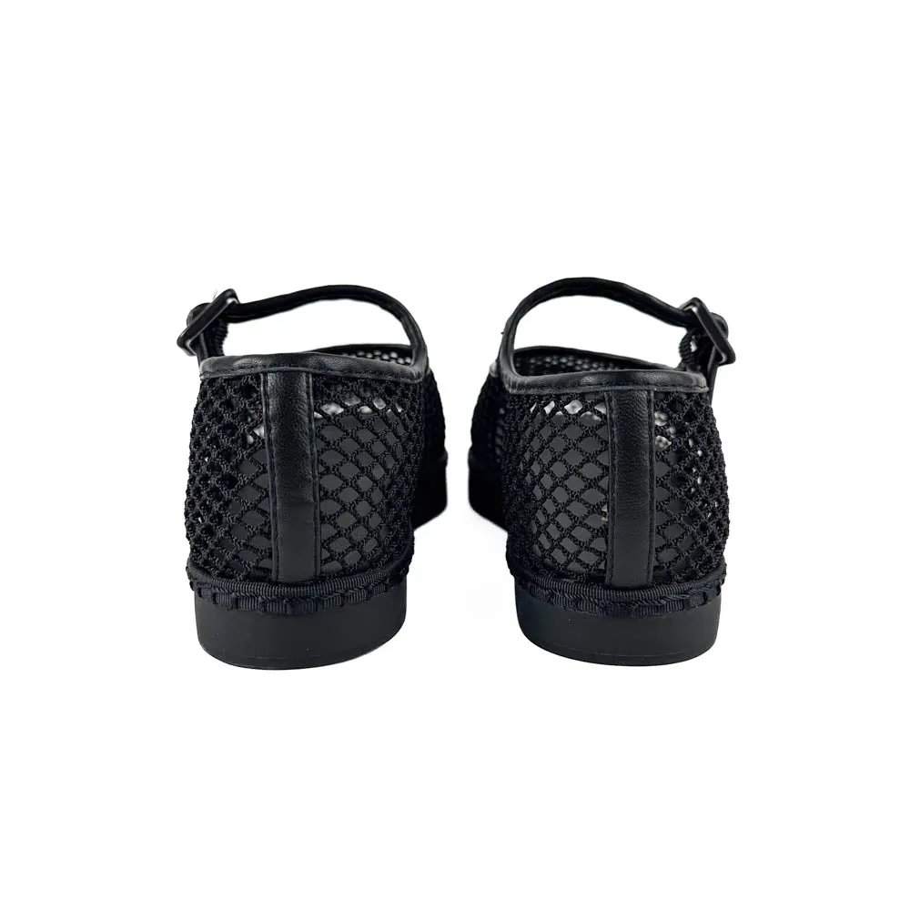 Loeffler Randall - Rita Netted Mary Jane (Black)