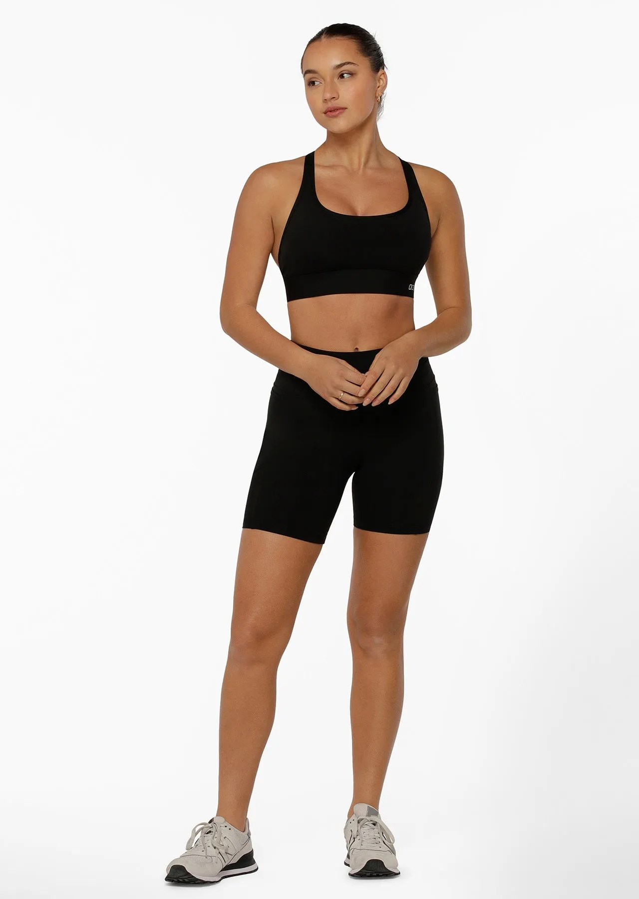 Lorna Jane Ultra Hold Booty Bike Short - Black