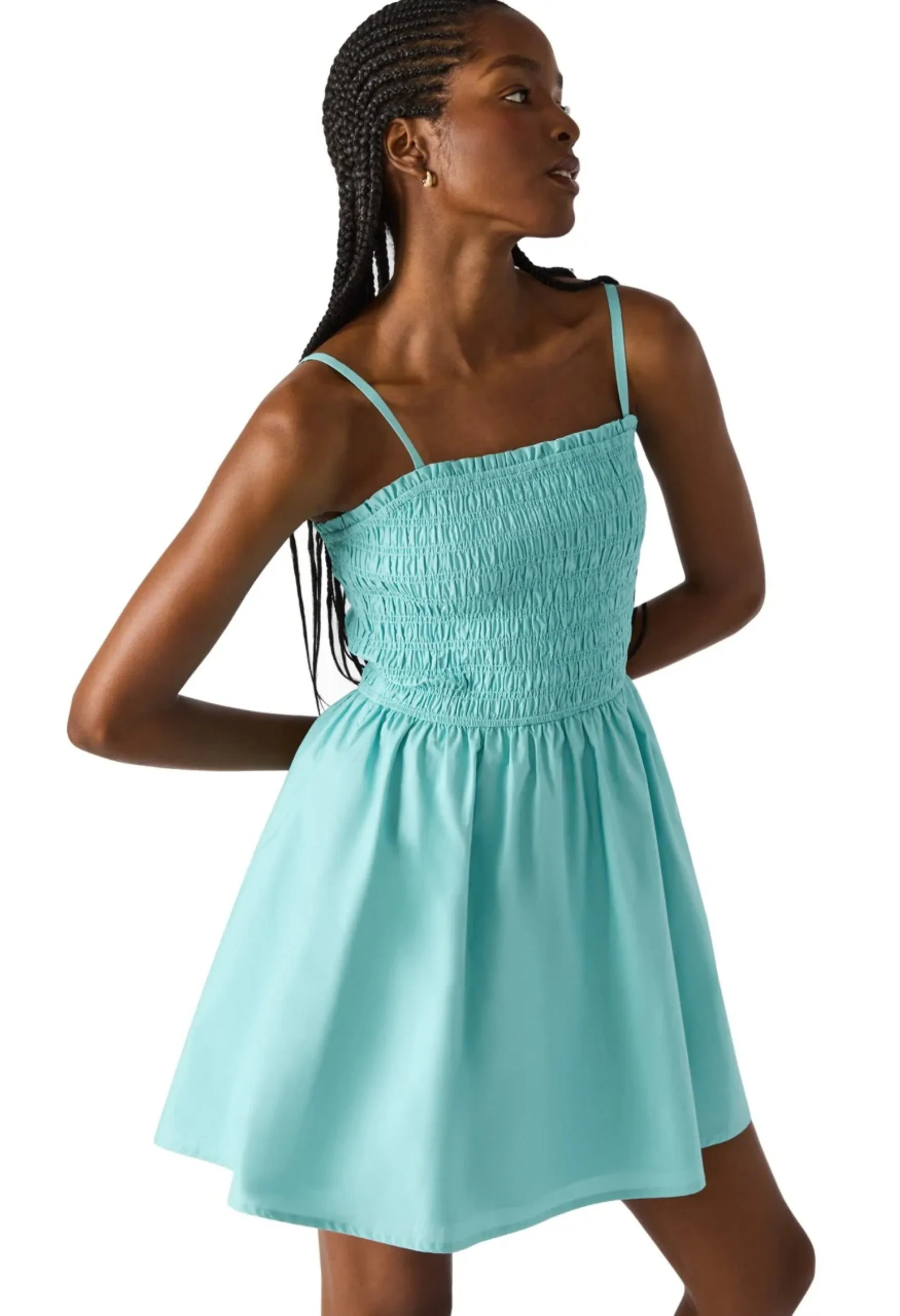 Lotty Dress-Aqua Haze
