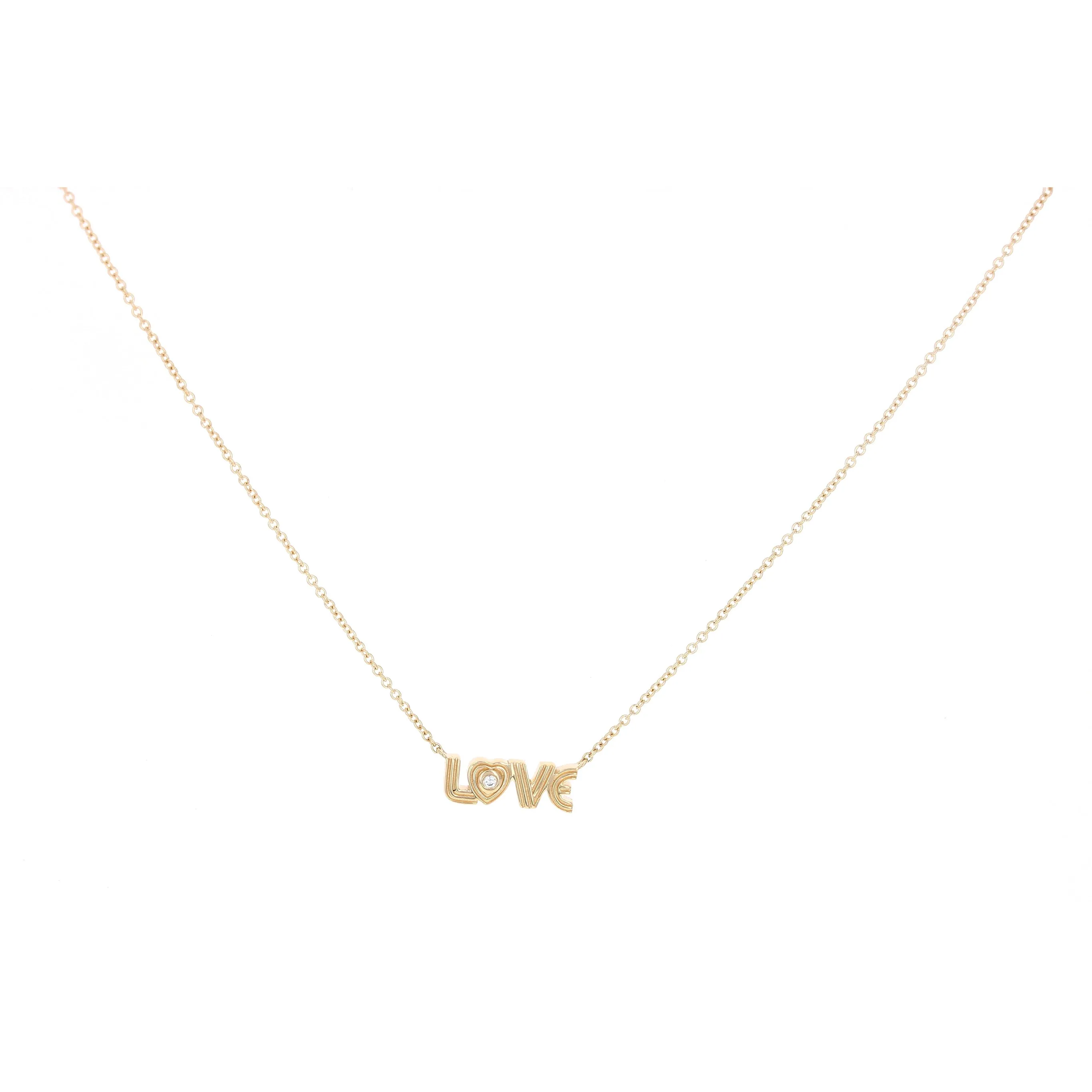 LOVE Block Letter Necklace