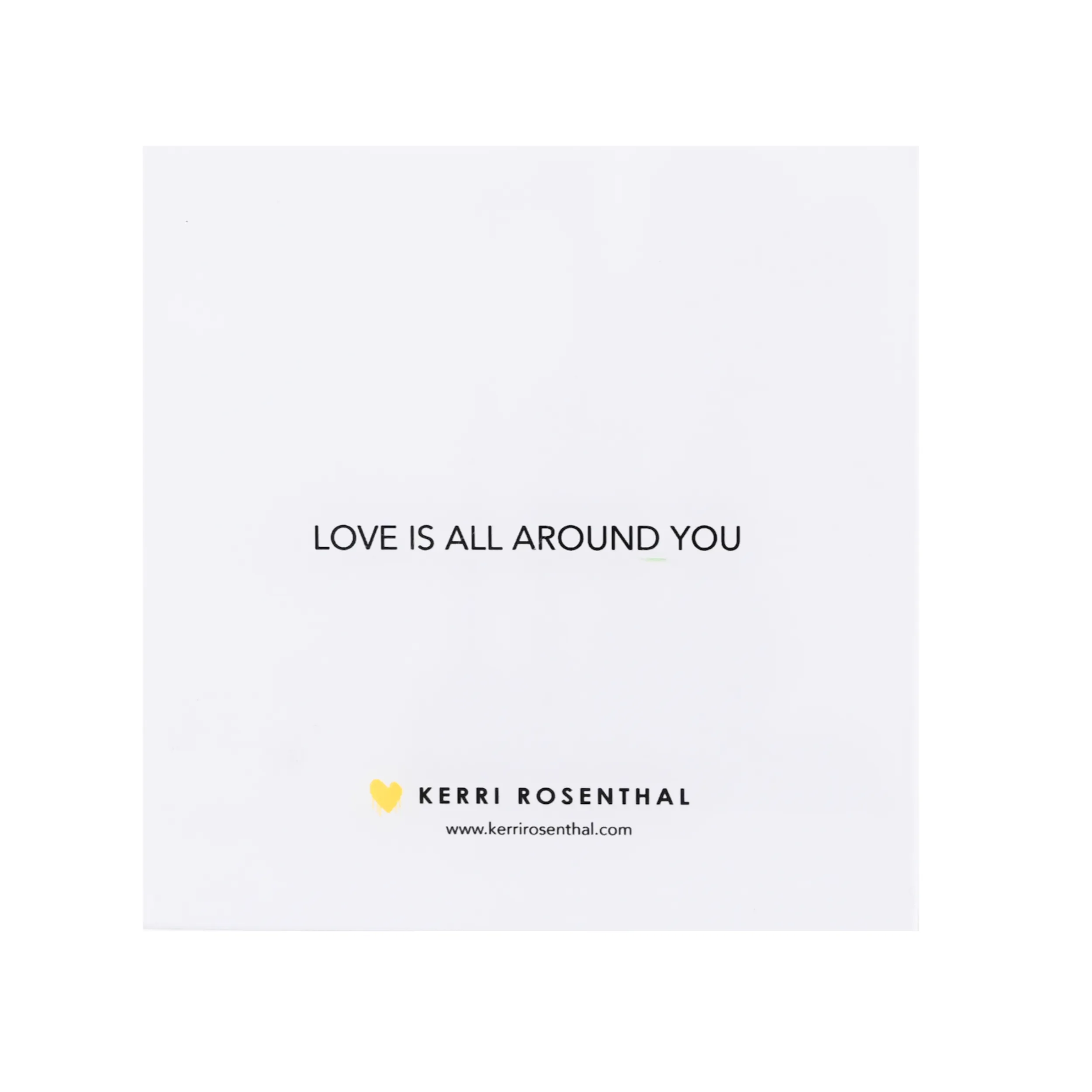 Love Is All Around You Block of Love