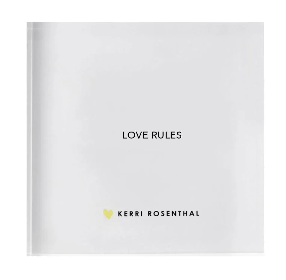 Love Rules Block of Love