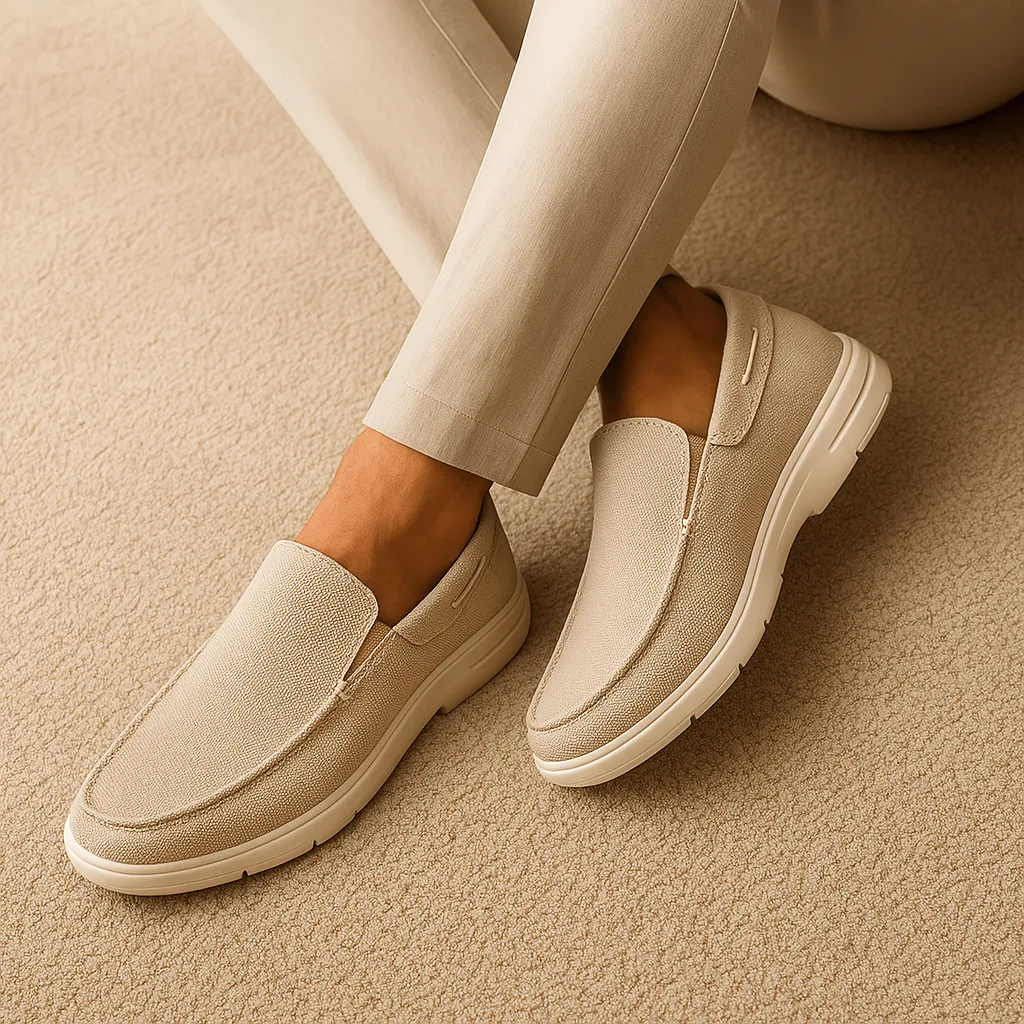 LumiNovi | The Canvas Classic Loafers
