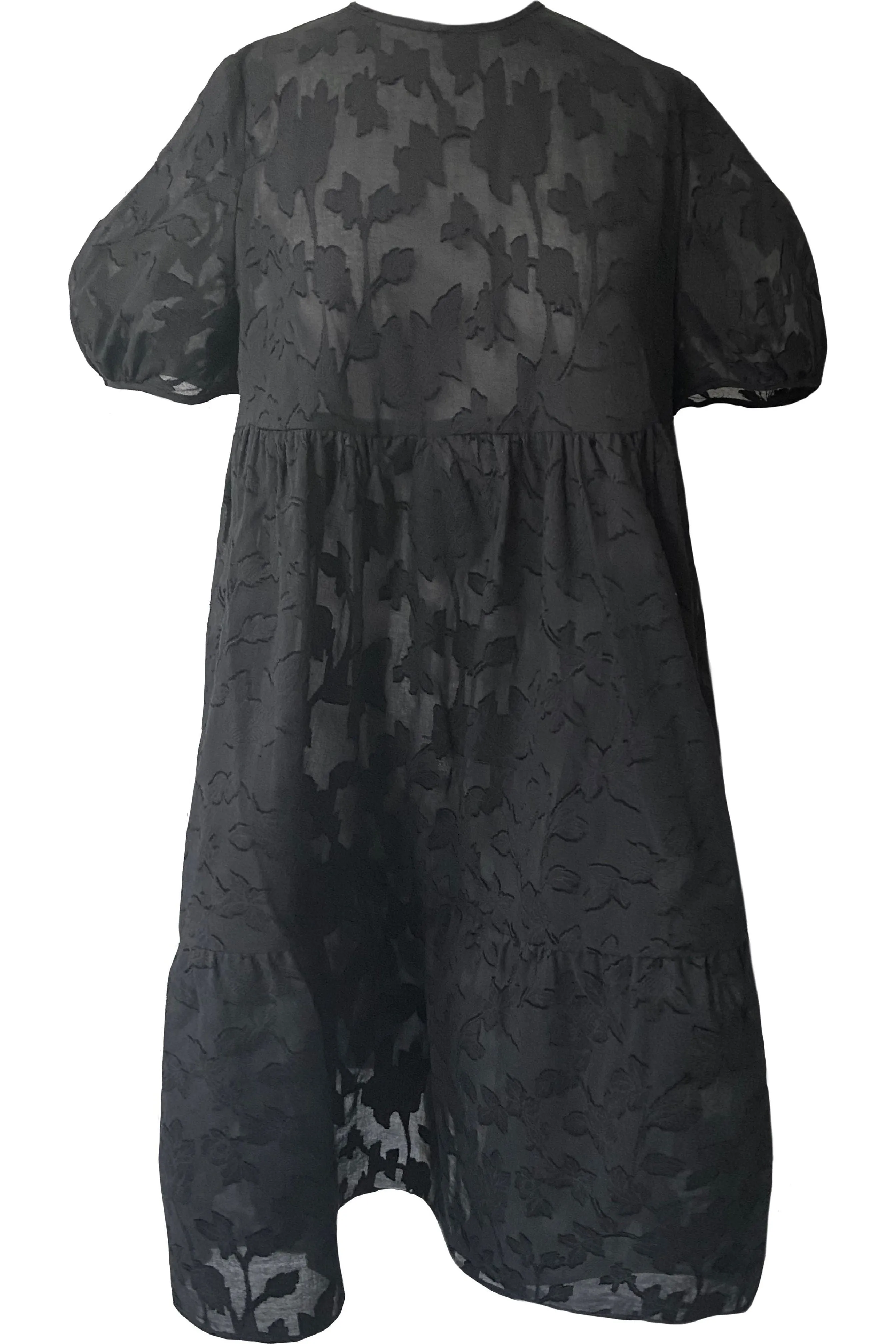 Madeline Black Floral Dress