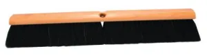 Magnolia Brush No. 7 Line Floor Brushes, 18 in Hardwood Block, 3 in Trim L, Black Horsehair, 718