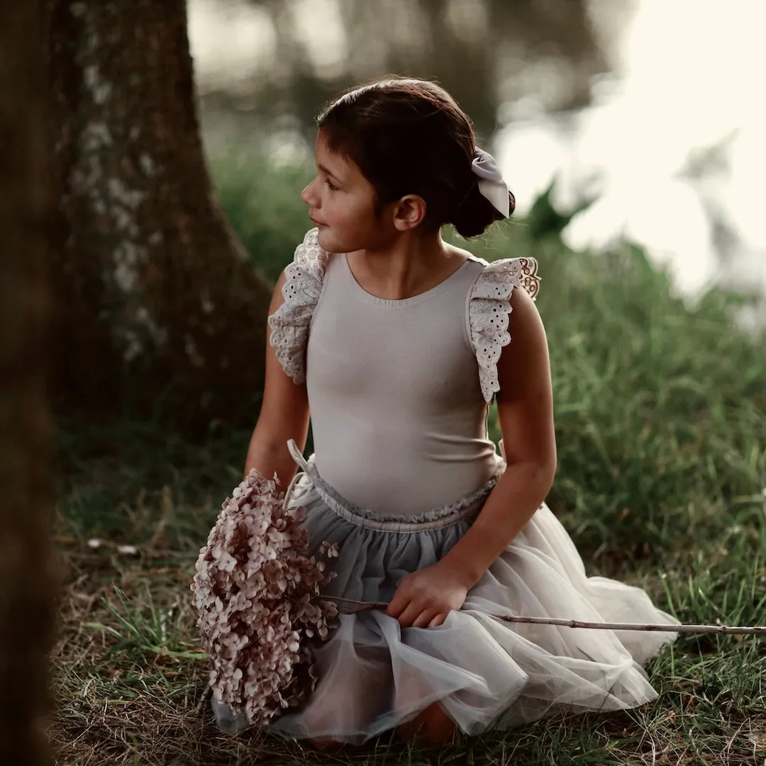marisol tutu skirt - mushroom tulle