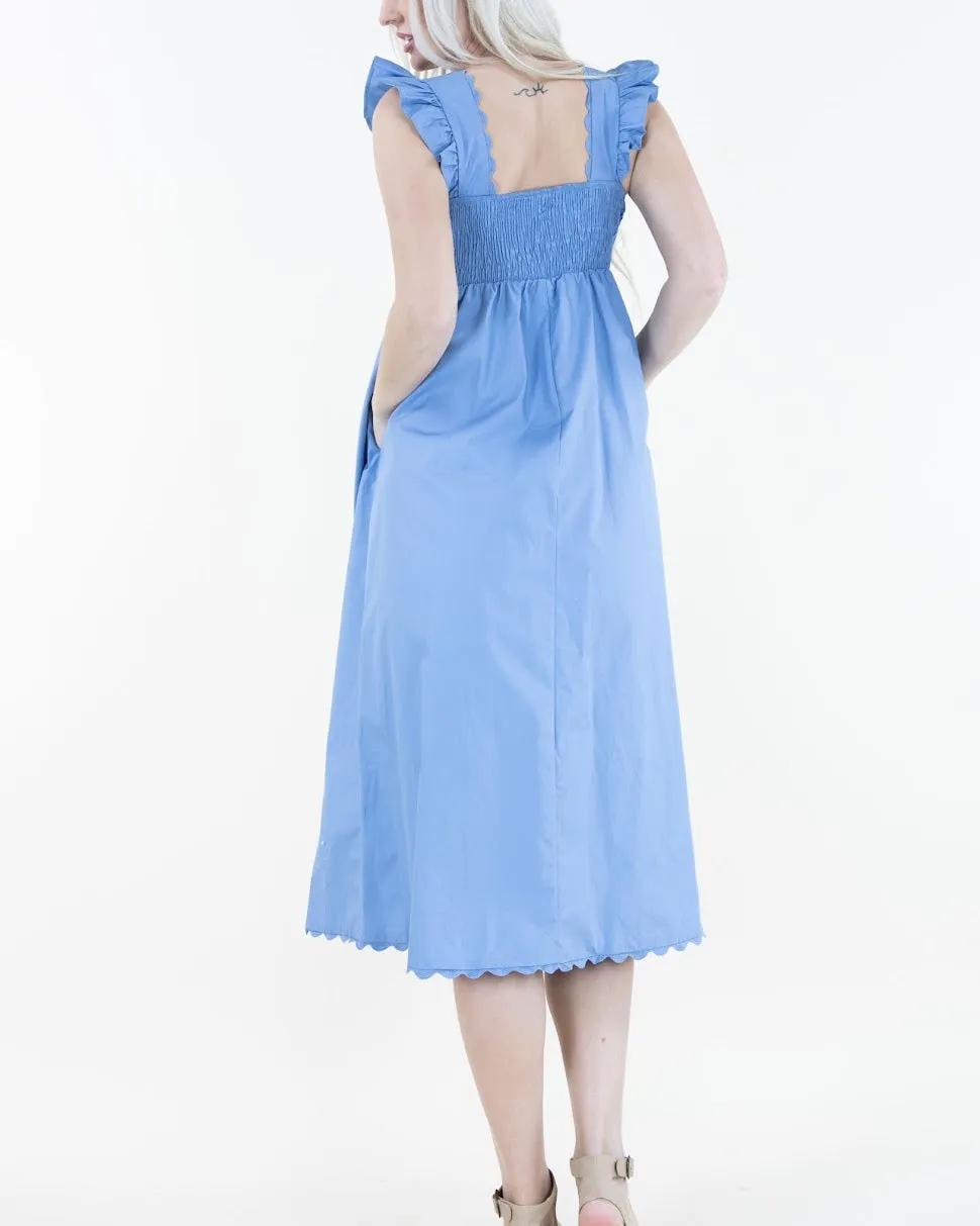 Mary Dress - Blue