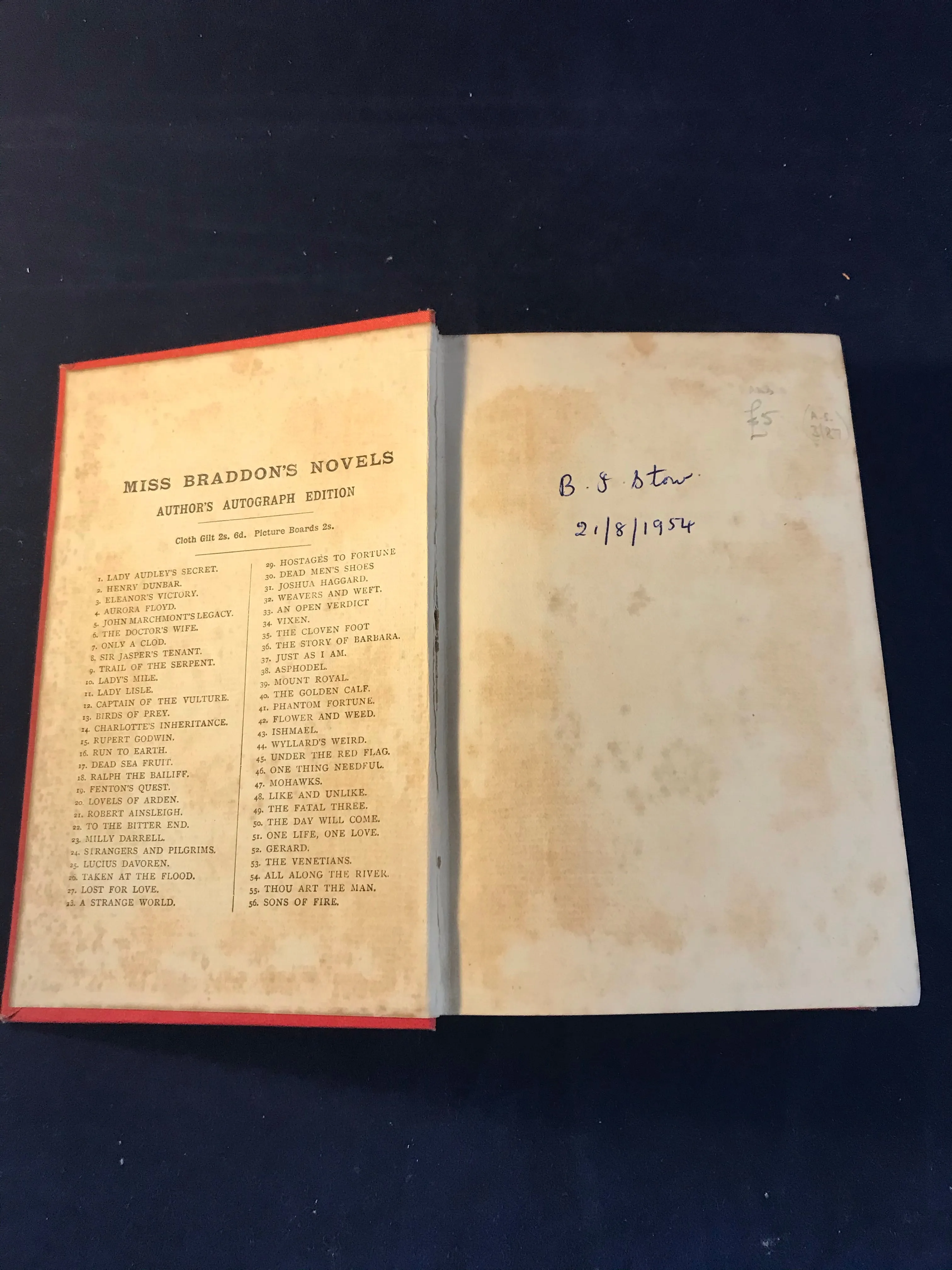 Mary. E. Braddon - Ralph the Bailif and Other Stories, Simpkin, Marshall, Hamilton, Kent & Co, n/d