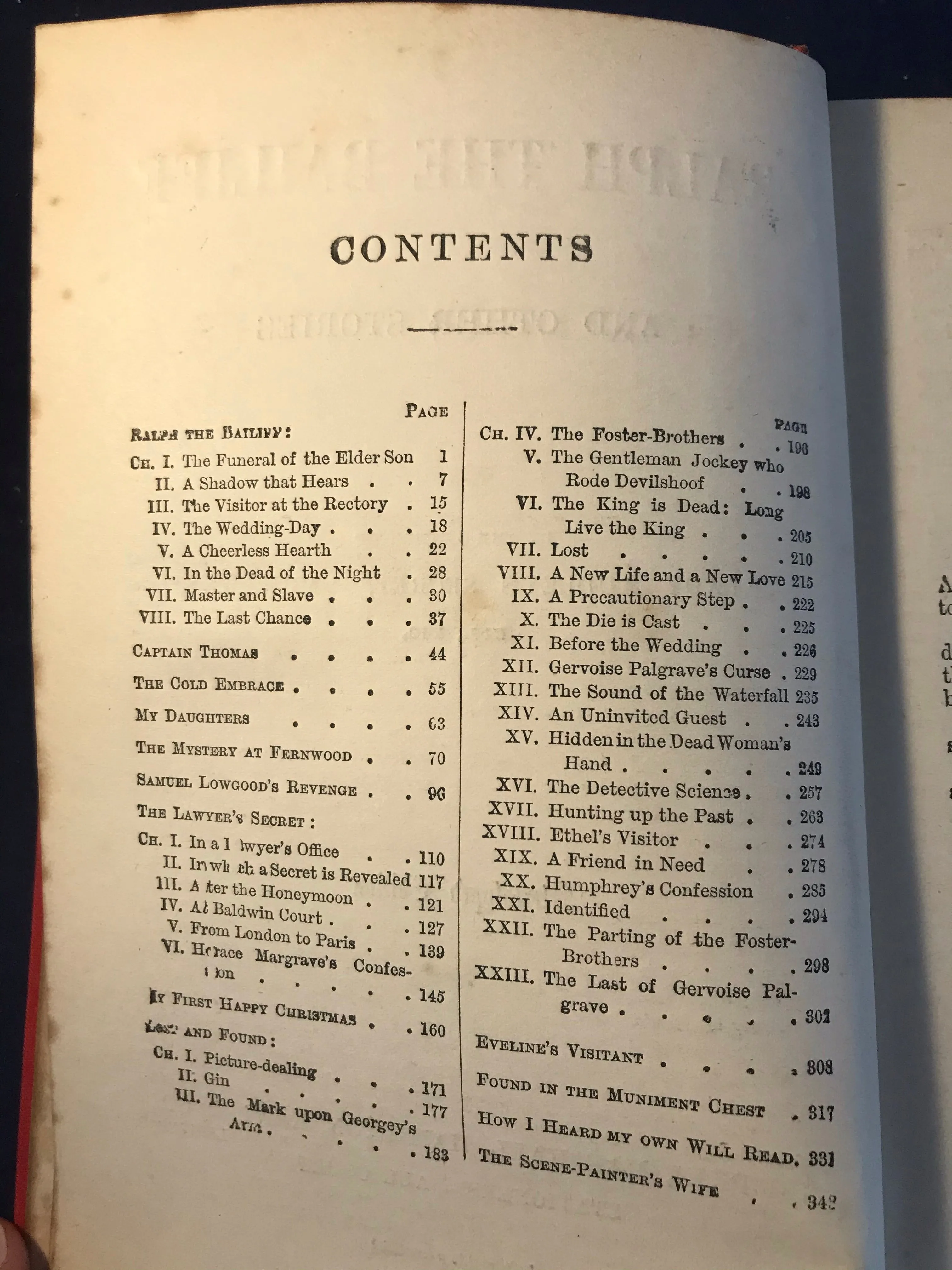 Mary. E. Braddon - Ralph the Bailif and Other Stories, Simpkin, Marshall, Hamilton, Kent & Co, n/d