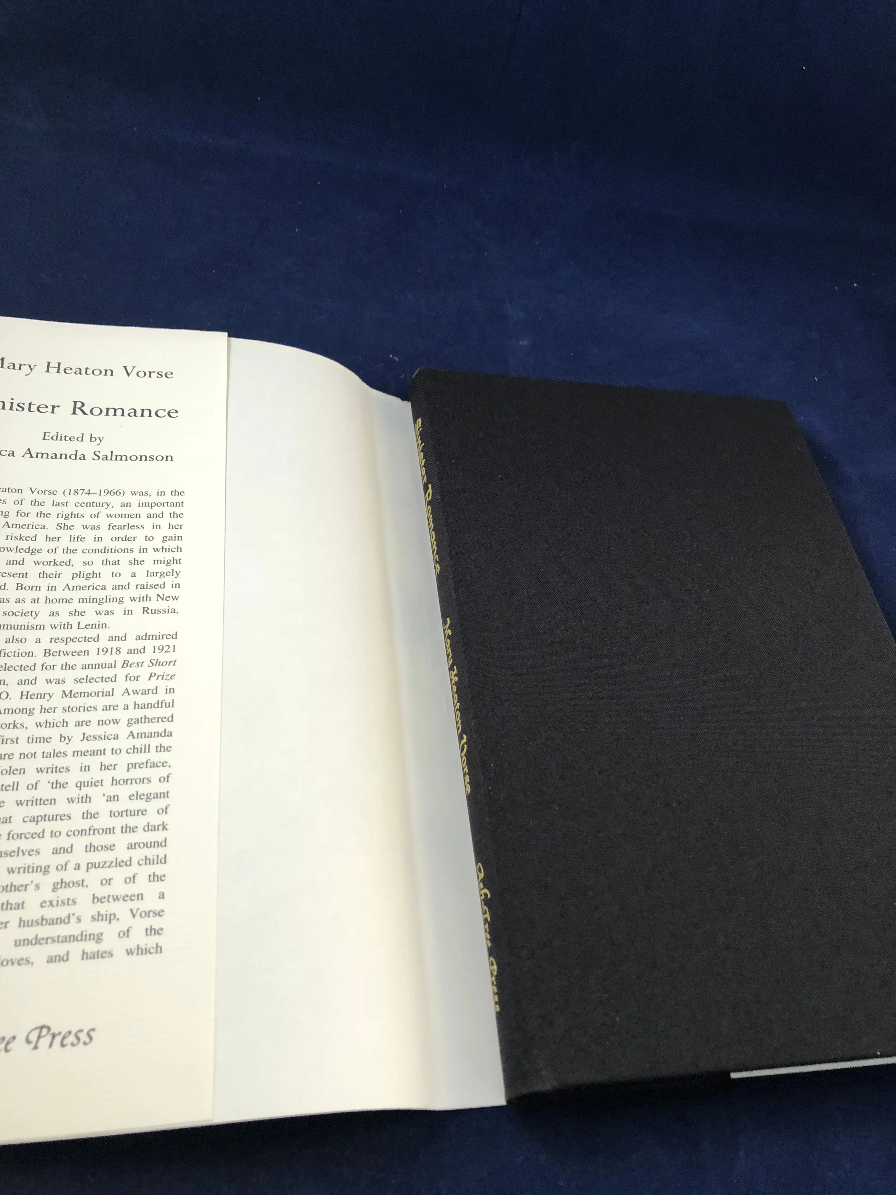Mary Heaton Vorse - Sinister Romance, Ash-Tree Press 2002, Limited to 500 Copies