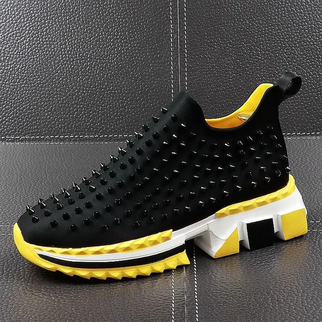 Men's Designer Rivet Sneakers..