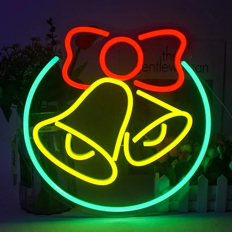 Merry Christmas Neon Sign Acrylic LED Neon Lights For Home Bedroom Party Club Bar Wall Decor Lamps Christmas Decor Neon Lights