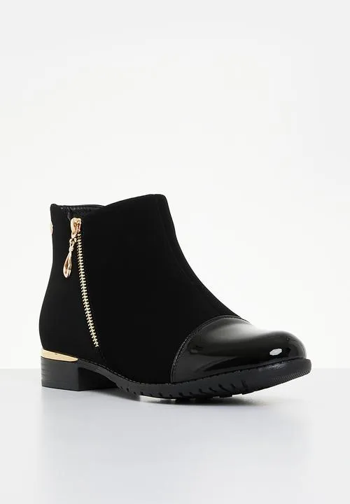 Miss Black Hadar 1 Ankle Boot Black