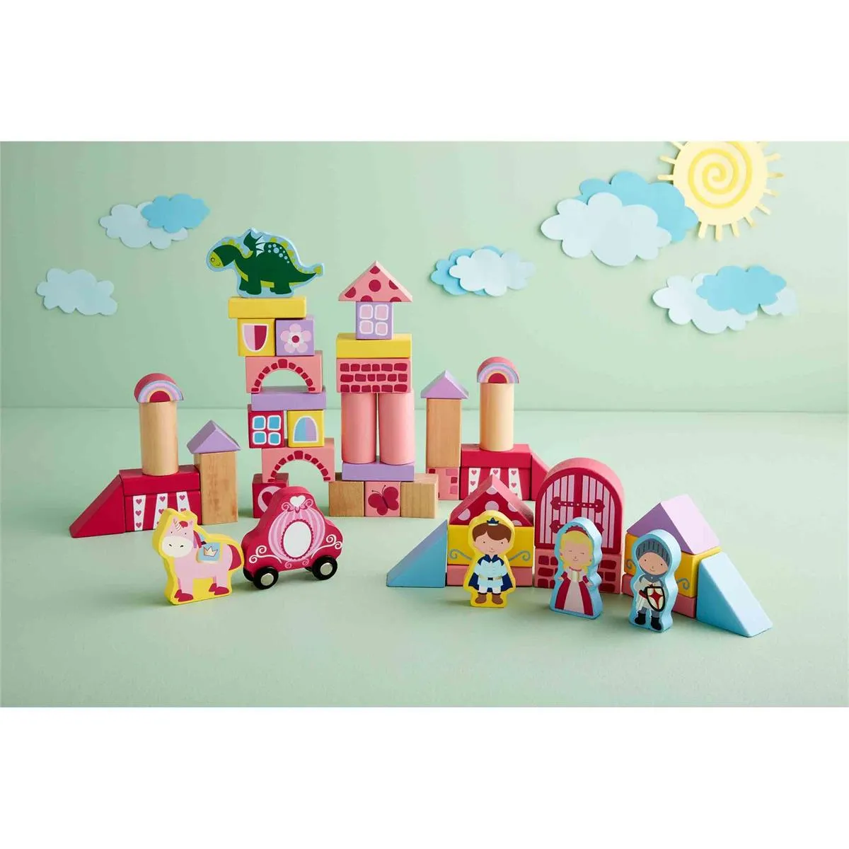 Mud Pie Princess Block Party 50pc Block Set