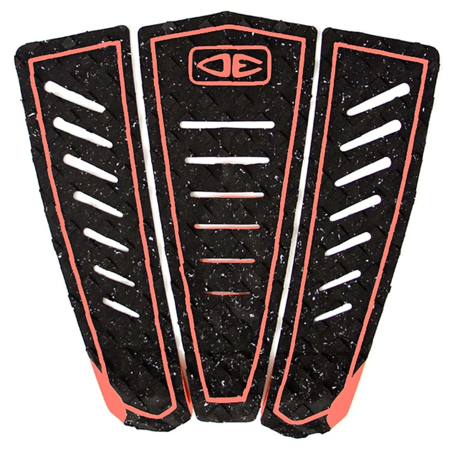 Ocean And Earth Kanoa Igarashi Pro Surfboard Tail Pad - Black/Coral