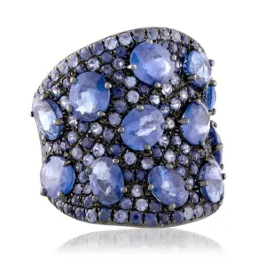 Ombre Wide Band Ring