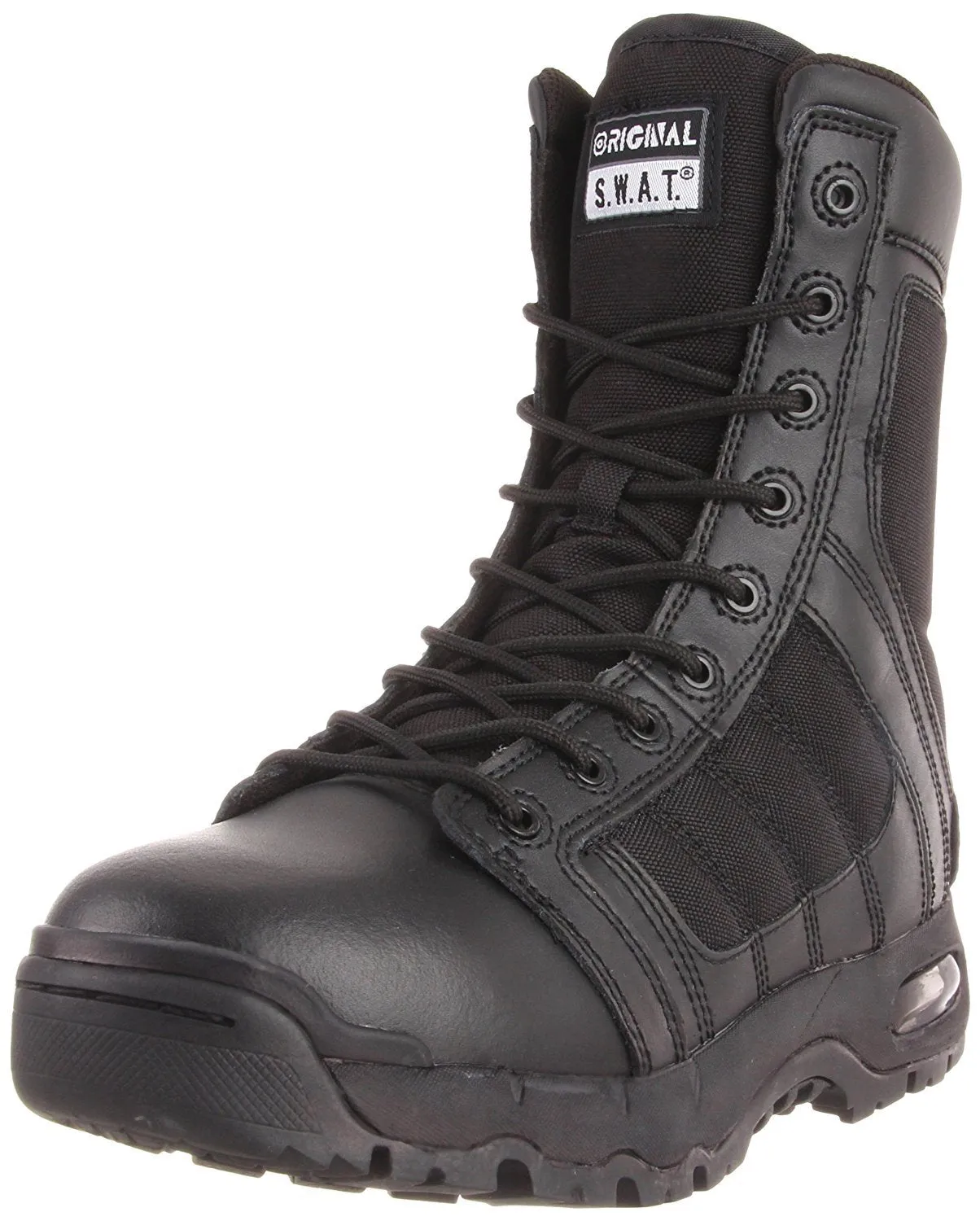 Original S.W.A.T. Men's Metro Air 9 Inch Side-zip Tactical Boot - Black