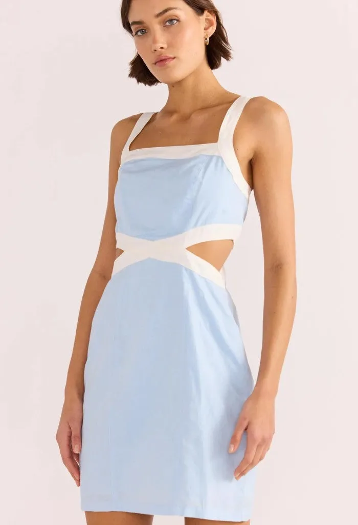 Pandora Contrast Mini Dress