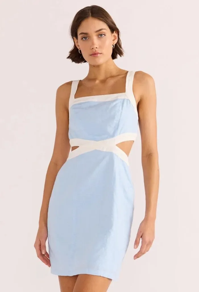 Pandora Contrast Mini Dress