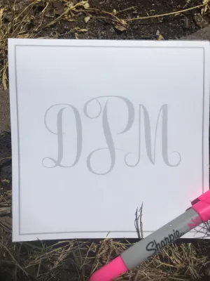 Personalized Square Notepad