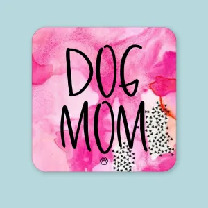Pink Dog Mom Magnet (WS)