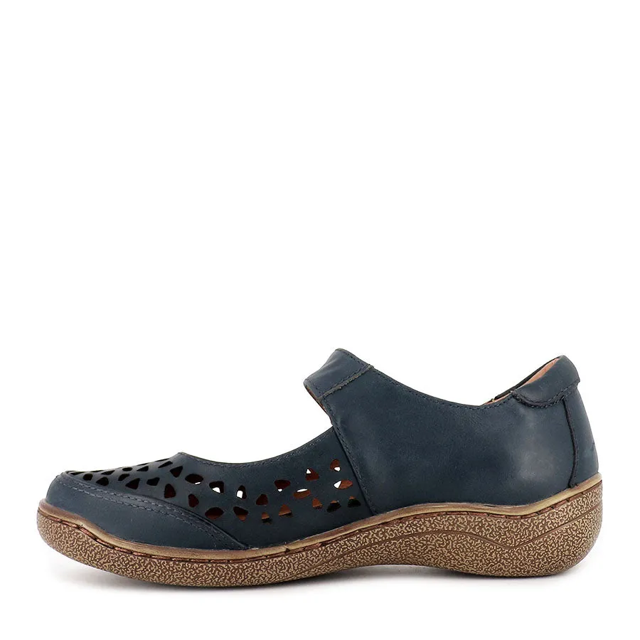 PIPER - DENIM LEATHER
