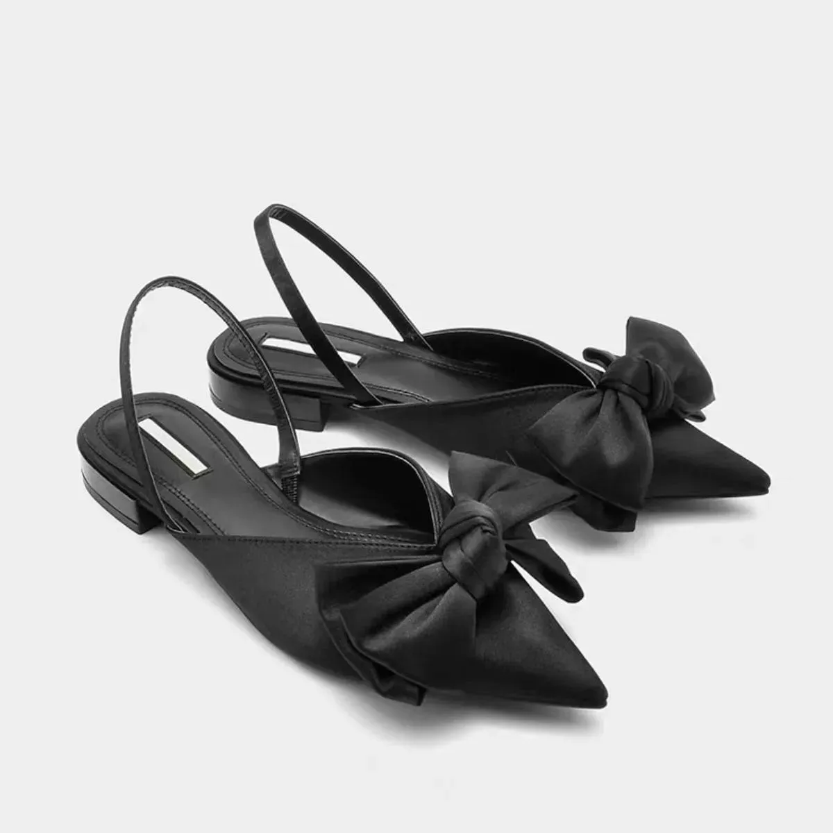 Point Toe Block Heels Pumps