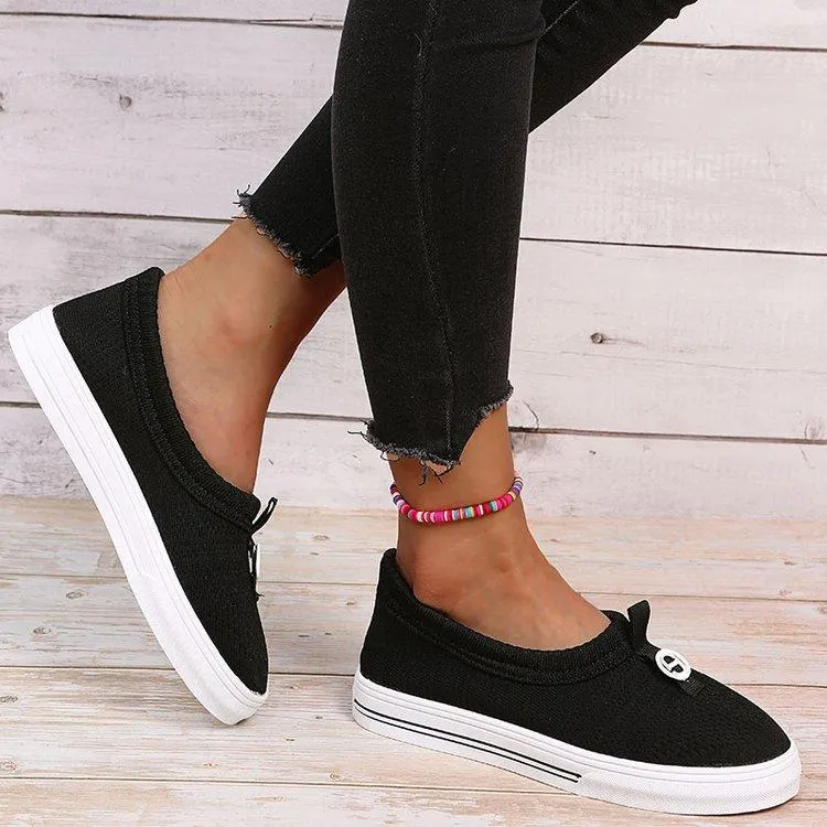Pure Color Plain Breathable Shoes