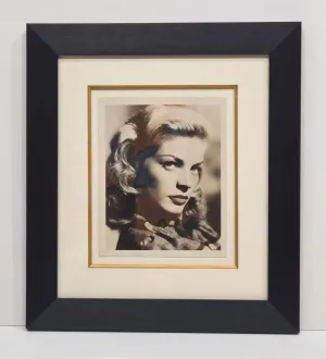 RARE LAUREN BACALL BOGART HAND-SIGNED PHOTOGRAPH