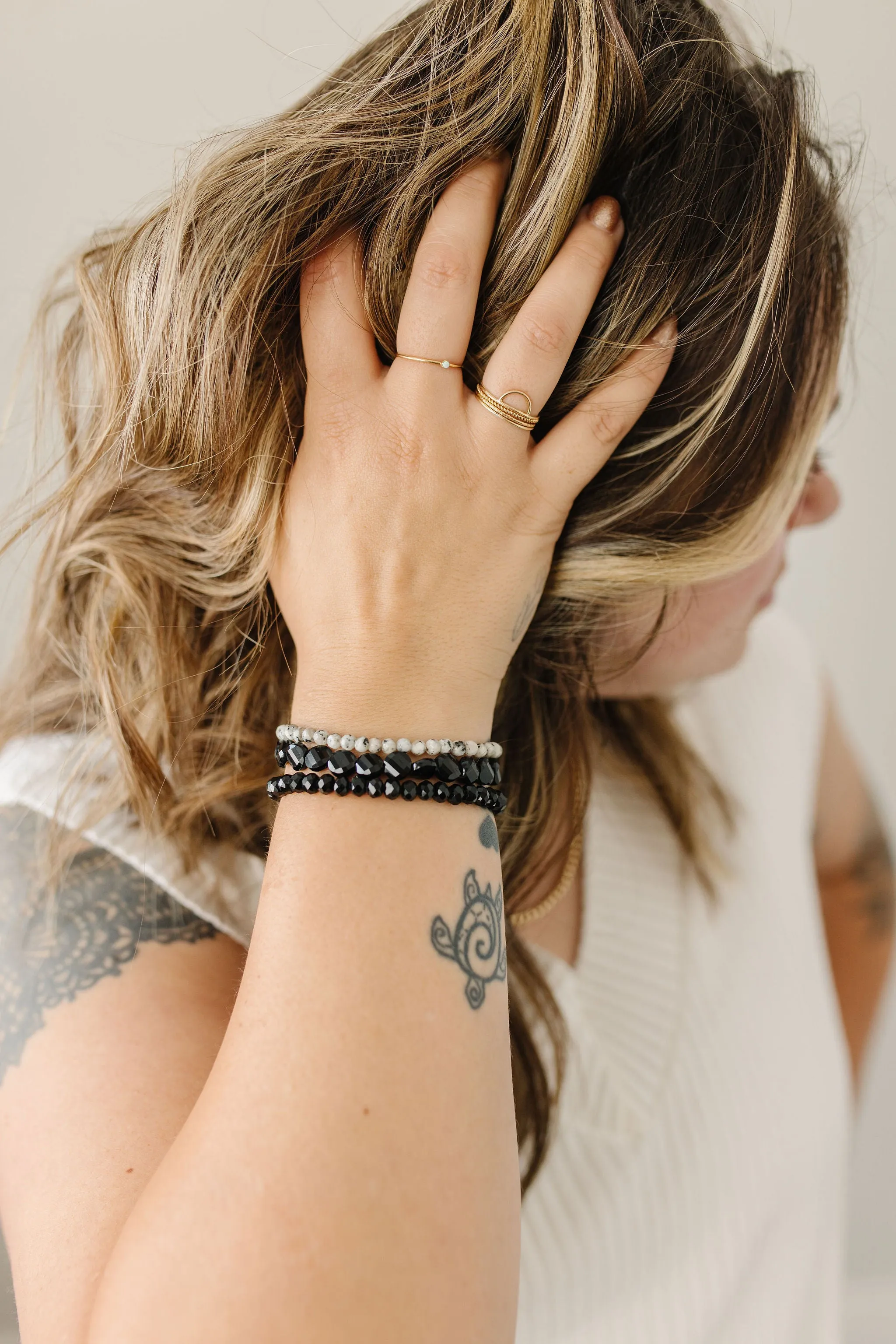 Raven Mom   Mini Bracelet Set (6MM Beads)