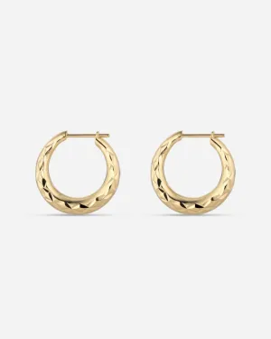 Reflection Rhombus Earring Par - Gold